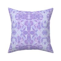 Purple Geometric Wall Small