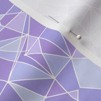 Purple Geometric Wall Small