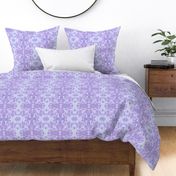 Purple Geometric Wall Small