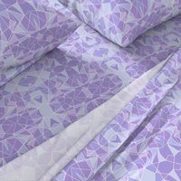 Purple Geometric Wall Small