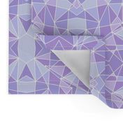 Purple Geometric Wall Small