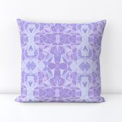 Purple Geometric Wall Small