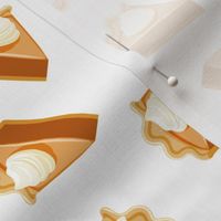 Pumpkin Pie Slice - fall dessert - thanksgiving - LAD19