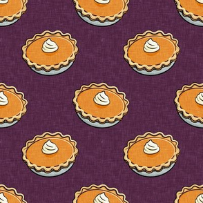 Pumpkin Pies - Fall thanksgiving food - pie lover - plum - LAD19
