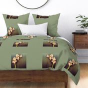 Gladiolus Pillow Panels Matching