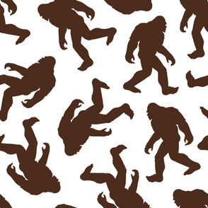 Bigfoot Silhouettes Brown Large