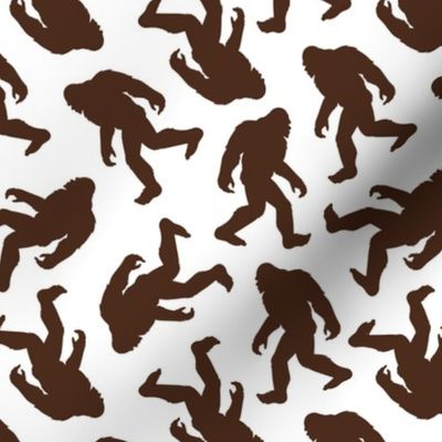 Bigfoot Silhouettes Brown Small