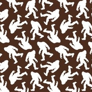 Bigfoot Silhouettes Brown Mini