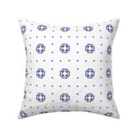 Delft plaid dots