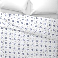 Delft plaid dots