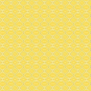 Mini Print - Trellis in Yellow