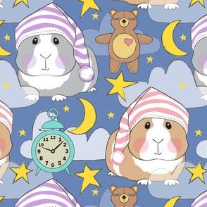 bedtime girl guinea pigs