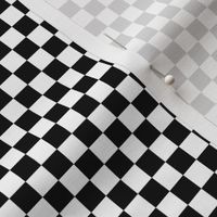 Doll house black and white check inspiration