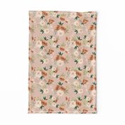 8" Santa Fe Watercolor Florals // Peach