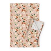 8" Santa Fe Watercolor Florals // Peach