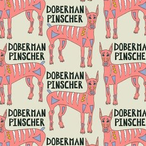  Doberman Pinscher Pastels