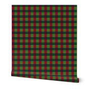 Christmas Red and Green Tartan Plaid