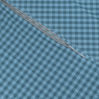  Dusty Blue 1/4 Inch Gingham Checks 