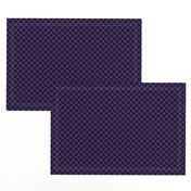 Diagonal Purple and Black Mini 1/4 Inch Buffalo Checks