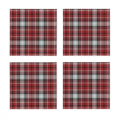 Red Black Gray Plaid