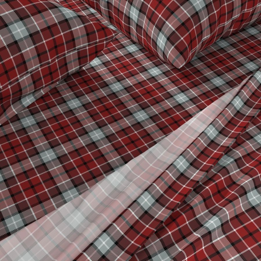 Red Black Gray Plaid