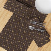 Louis Golden Retrievers Luxury Dog Pattern