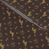 Louis Golden Retrievers Luxury Dog Pattern