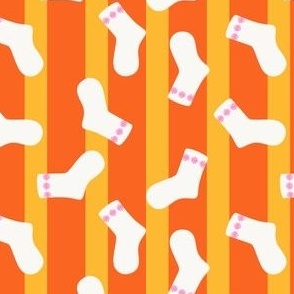 Scary Socks Small Vertical Stripe