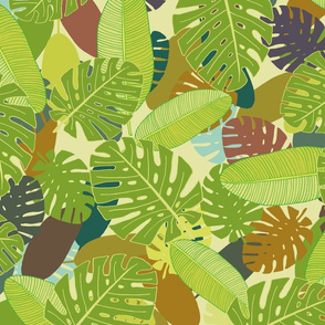 Tropical Jungle Leaves