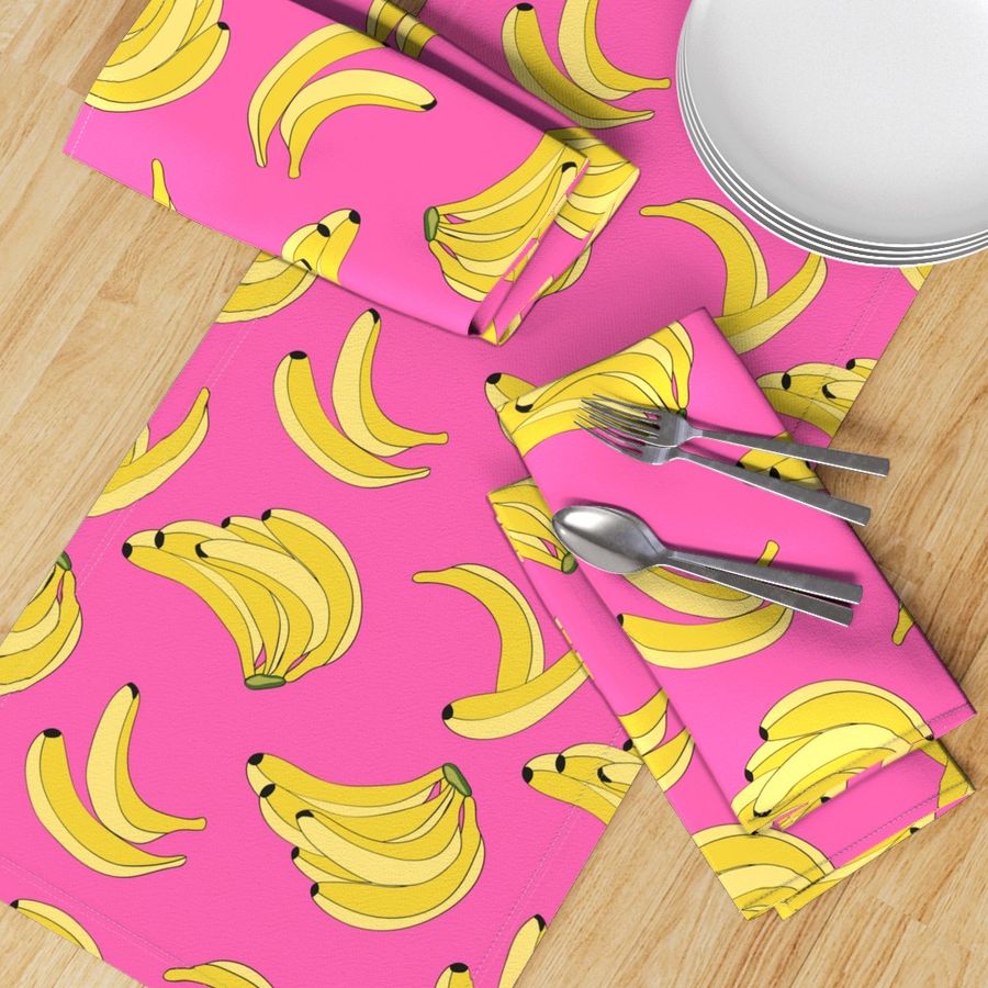 Banana Toss hot pink large