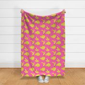 Banana Toss hot pink large