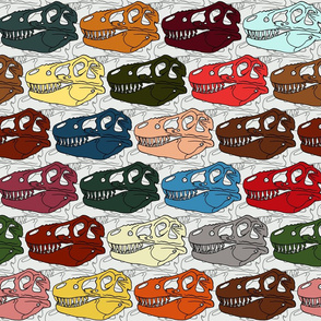 elegant t-rex skulls