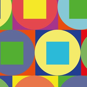 Colour Block Circles brights