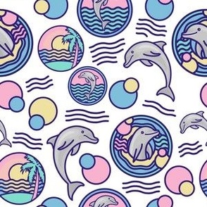 Summer Dolphin Print