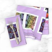 Watercolor Valentine Sachets Purple Set