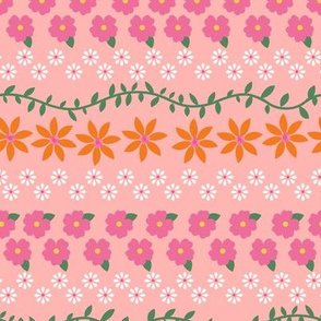 Tiny Summer Flowers / Pink