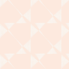 mudcloth tribal houndstooth - pale peach