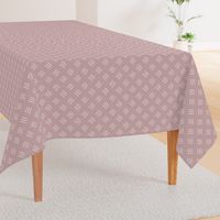 mudcloth freehand checkerplate - dusty pink