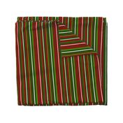 Stripes - Red and Green