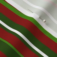 Stripes - Red and Green