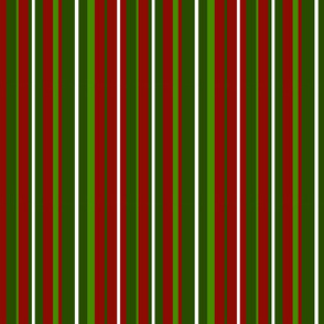 Stripes - Red and Green