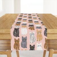 Scribble Kittens - Pink - Large