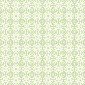 Medallion Pattern in Lime Green 