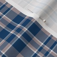 Plaid Blue, Gray, White