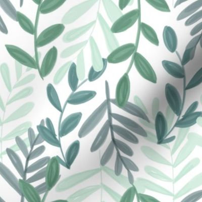 soft dense leaves // halfscale