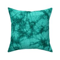 Vernal-Batik Tie Dye Crackle- Woven Texture- Teal- Large Scale