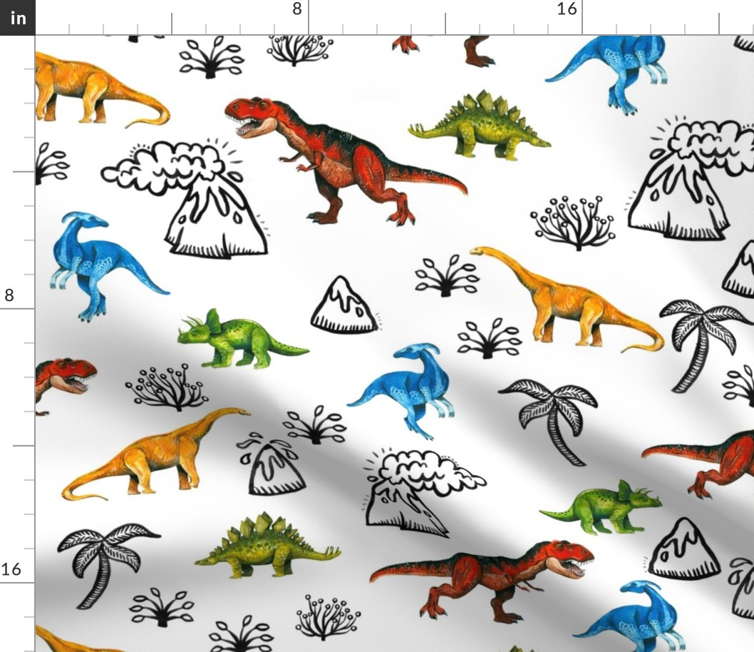 Happy Dinosaurs Map - Medium
