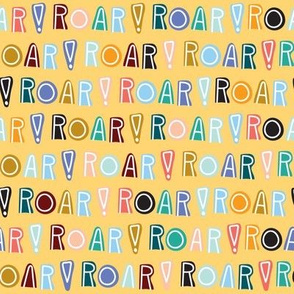 rainbow roar - yellow - small