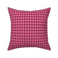 Houndstooth Small Custom Pink