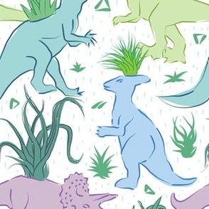Dinosaur Succulent Planters